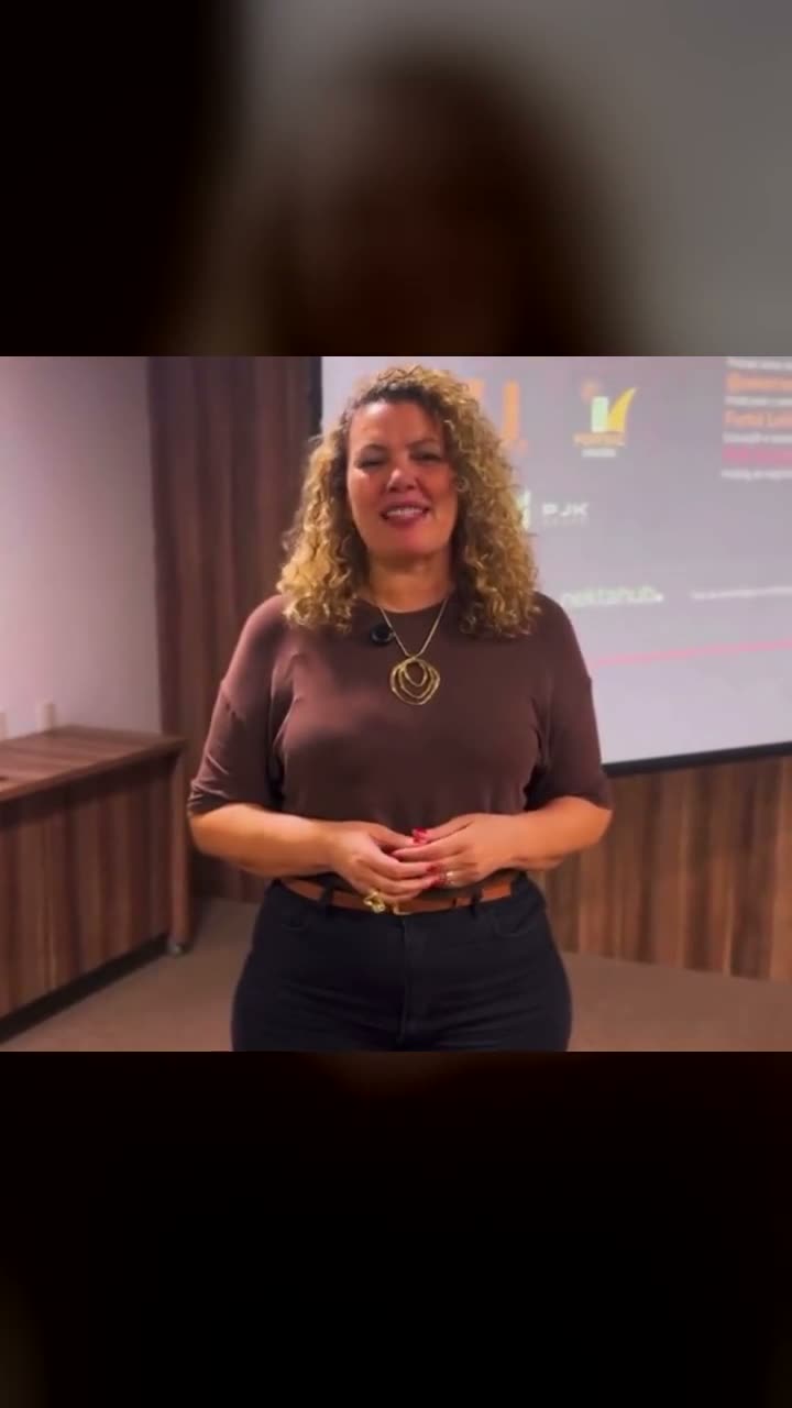 Depoimento gravado ao vivo durante o evento presencial